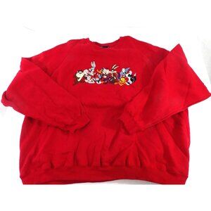 Warner Bros. Looney Toons Women's Sweat Shirt 2XL Red New